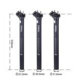 Aluminium Alloy Bike Seatpost 27.2 30.9 31.6mm – Road, MTB & BMX