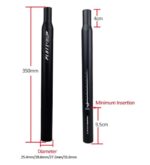Aluminium Bike Seatpost 350mm – 25.4–31.6mm for MTB, Road & BMX Bikes - Image 3