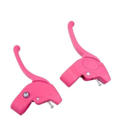 Pink kids bike brake levers 22.2mm