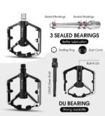Bicycle Pedals Sealed DU Bearing