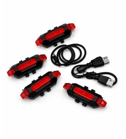 LED Bicycle Rear Tail Light USB Rechargeable Bike Safe Lamp Waterproof
